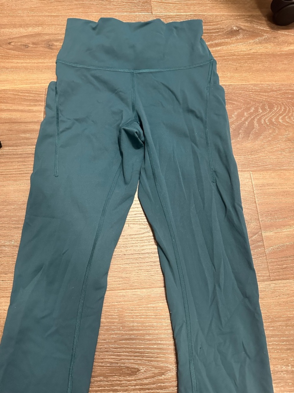 Lululemon High-Waist Teal Leggings